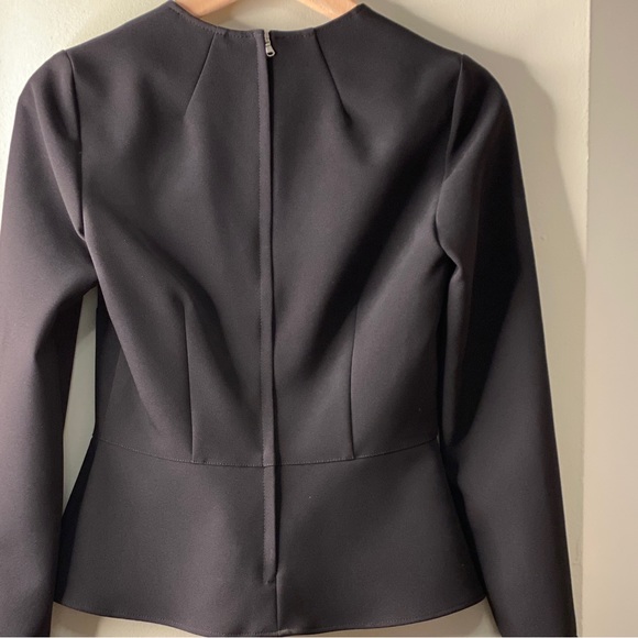 Philosophy di Lorenzo Serafini black peplum top - Picture 3 of 8